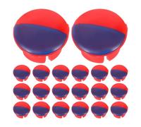 YARNOW 20 Unidades Tapones de Plástico para Manijas de Grifo Señal de Perilla Roja y Azul para Agua Caliente y Fría, Fácil Instalación y Diseño Estético para Cocina y Restaurantes