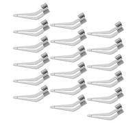 YARNOW 20piezas Kit de Puntas de Soldadura de Codo de Acero Inoxidable para Reparación de Parachoques Cabezal Liso de Alisado para Soldadura Plástica Talleres