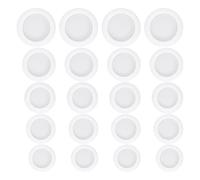 YARNOW 20piezas Tapones para Alcancías de Plástico Tapas de Fondo para Huchas Tapones Reutilizables y Duraderos para Cajas de Ahorro y Figuras de Protección y Sellado