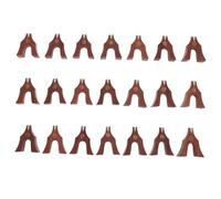 YARNOW 21 Piezas Puente Guzheng Madera Duradera Pilar Soporte Guzheng Accesorios Practica Hogar Color Ruda