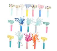 YARNOW 27 Piezas Totorch soplando juguete de silbato cuerno de juguete Generador de ruido cumpleaños reventones cuernos sopladores de recuerdos de fiesta el plastico