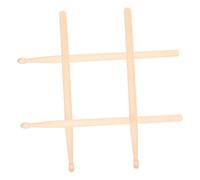 YARNOW 2pares Baquetas de Madera de Baquetas de Ritmo para Instrumentos de Percusión Accesorios para Mazos de Lengua para Estudiantes y Practica