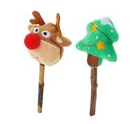 YARNOW 2pcs Juguete Molar para Gatos Juguete Matatabi para Gatitos Accesorios para Mascotas Limpiador De Dientes