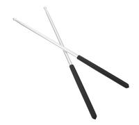 YARNOW 2piezas Baquetas de Aleación de Aluminio Prácticas para Instrumentos de Percusión Accesorios de Aluminio Antioxidante para Tocar el Tambo Conciertos o Ensayos