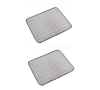 YARNOW 2piezas Colchoneta Refrescante para Alfombra De Enfriamiento para y Gatos y Gris para Verano y Protección