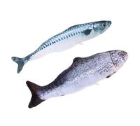 YARNOW 2piezas Juguete para Gatos Forma De De Juguetes De Catnip Simulados Interactivos y Resistentes para Masticar Estimula El Instinto Natural y Reduce La Soledad del Mascota Caballa