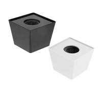 YARNOW 2piezas Micrófonos Para Entrevistas Estación De Logotipo De Micrófono Portátil Accesorio De Estación De Logotipo De Para Presentaciones y Grabaciones Profesionales