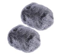 YARNOW 2piezas Parabrisas y Protección Contra Salpicaduras Filtro De Micrófono y Funda Felpa Para Uso De Grabación Para Micrófonos De Condensador