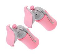 YARNOW 2piezas Urinario Infantil Portátil de Emergencia Tapa para Coche Camping y Viajes Orinal para Niña