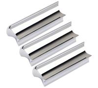 YARNOW 3 barras deslizantes para guitarra lap steel - Barras de metal para guitarra dobro y lap steel - Accesorio para instrumentos musicales para crear efectos especiales en actuaciones en directo