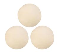 YARNOW 3 parches de piel de cabra cruda para, parche de repuesto de piel de cabra natural para africano de 11,4 pulgadas, parche redondo para instrumento de percusión para reparación y fabricación