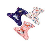 YARNOW 3 Piezas de Entrenamiento para Bebés con Diseño Ajustables y Reutilizables Material para Niñas Squirrel Owl Flamingo