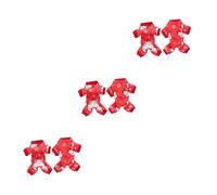 YARNOW 3 Piezas Ropa para Perros Disfraces Cachorros camisón algodón Vestidos suéter Ropa Fiesta para Mascotas paño Navidad Chico Pijama Pantalones una Pieza Rojo