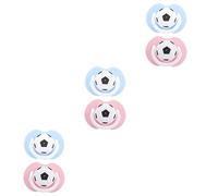 YARNOW 3 Series Chupete De Fútbol Chupetes De Plastico Chupete Infantil Chupete De Chupetes De Silicona Chupete Pequeño Para Recién Nacido Chupetes De Gel De Sílice 2 Piezas X 3