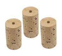YARNOW 3 Tapones De Corcho Naturales Para Flauta, Accesorios De Reparación Para Cabeza De Flauta, Tamaño Estándar, Color Caqui, Kit De 3 Unidades, Aptos Para Mantenimiento De Instrumentos De Viento