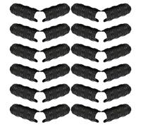 YARNOW 30 Abrazaderas para Invernadero de PC ABS Clips Negros para Tubo de 20 MM Juego de 30 Piezas para Fijar Película y Red en Jardín Accesorios para Estructuras y Cobertizos