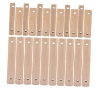 YARNOW 30 Piezas De Accesorios para Jaulas De Pájaros Palos Redondos Accesorios para Jaulas De Agapornis Juguetes Masticables para Pájaros Tacos De Madera Pequeños Tacos De Madera