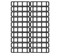 YARNOW 30 Unidades de Bandas elásticas para cámara de salpicadero de Espejo retrovisor de Coche, Correa Flexible de Repuesto para Soporte de Montaje de cámara de transmisión de Espejo retrovisor