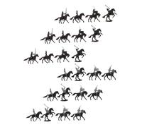 YARNOW 32 Piezas De Soldados Modelo Caballero Soldado Modelos Ejército Pirata Juego Figuras De Plástico Figuras De Caballero Medieval Juego Militar para