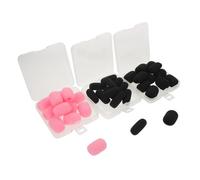 YARNOW 36 Piezas de Micrófono de Esponja de Parabrisas para Auriculares y Micrófonos de Solapa Reduce el Ruido y Protege del Viento Funda de Espuma