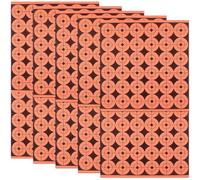 YARNOW 360 Pegatinas Adhesivas Prácticas de Papel Naranja para Entrenamiento de Tiro Parches Deportivos Reemplazables y Reutilizables
