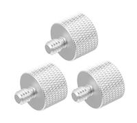 YARNOW 3piezas Adaptador De Rosca Para Soporte Micrófono De Tornillos Metálicos Compactos y Duraderos Para Trípodes y Equipos De Grabación