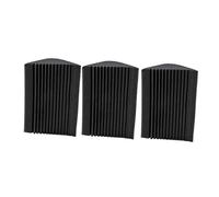 YARNOW 3piezas Algodón Aislante Acústico Cuña Para Pared De Esquina Trampa De Graves Para Esquinas Material Absorbente De Sonido Para Cine Casa o Sala De Ensayo