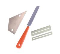 YARNOW 3piezas Limas Para Guitarra Herramienta De Reparación Con Regla Triangular y Almohadilla De Lijado Para Coronar Trastes De Guitarra Accesorio Para