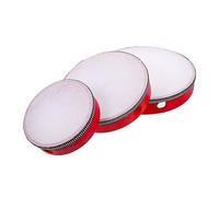 YARNOW 3piezas Pandereta De Mano De Madera Para Instrumentos Musicales Tambor De Mano Para Música De Pandereta Actividades Al Aire