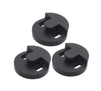 YARNOW 3piezas Sordina Para Violonchelo De Goma Negra Amortiguador De Sonido Silenciador Para Practicar Accesorio De Cello