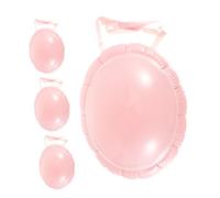 YARNOW 4 Barrigas Inflables Falsas Barrigas Artificiales Barrigas De Embarazo Falsas Relleno De Estómago De Papá Noel Barriga De Empatía Traje De Papá Noel Barriga Inflable Rosa De