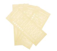 YARNOW 4 Hojas Etiquetas de Escala Erhu de Calcas el Diapasón Instrucciones Principiantes de Usar y Retirar Erhu