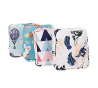 YARNOW 4 piezas Bolsas de Almacenamiento para Compresas Higiénicas Impermeables de Algodón para Viaje Paquete de Unidades con Colores Surtidos Diseño Portátil y Multifunción para Mujeres