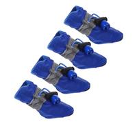 YARNOW 4 Piezas Botines para Perros Impermeables Botas con Tirantes para Perros Botines para Perros pequeños criar Botines de Perros Impermeables Zapatos de Cachorro para Perros pequeños