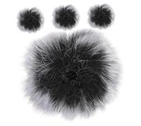 YARNOW 4 Piezas Cubierta Furry Micrófono de Parabrisas de Micrófono Accesorio de Protección Windproof Grabaciones Aire
