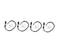 YARNOW 4 Piezas De Espejo De Señal Minilinterna Para Acampar Linterna Recargable De Emergencia Silbato De Supervivencia Espejo De Cuerpo Completo Luces Solares Para Acampar Foco De