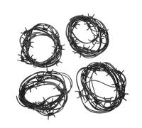 YARNOW 4 Piezas Decoración Halloween Alambre Púas Simulado Cadenas de Hierro Robusto para Fiestas Temáticas y Bromas Realistas