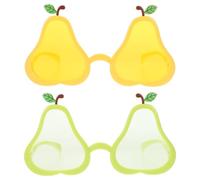 YARNOW 4 Piezas Gafas de Fiesta con Forma de Fruta, Gafas de Sol Divertidas de Abs, Ligeras y Cómodas, para Celebración Verano, Beach Party E Indoor Gatherings