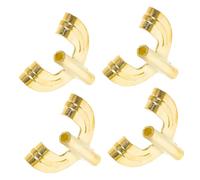 YARNOW 4 Piezas Gancho de Tambor de Metal para Fijación de Batería Gancho de Claw Resistente y Reemplazo para Batería Accesorio de Tambor Portable