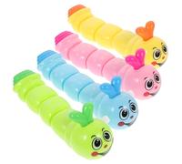 YARNOW 4 Piezas Juguetes de con Cuerda Mecánica Diseño Seguro Batería para Divertido Infantil Educativo Color Aleatorio Color Aleatorio
