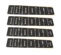 YARNOW 4 Piezas Pegatinas de Diapasón de Violín Marcadores Adhesivos para Principiantes Guía de Notas para Fretboard Sin Daños Residuos Accesorios para Estudiantes de Violín