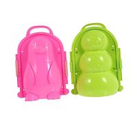 YARNOW 4 Piezas Pinzas de Plástico para Hacer Bolas de Nieve Juguete Infantil para Invierno al Aire Clips Cómodos y Color Aleatorio