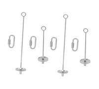 YARNOW 4 Piezas Tenedor De Comida para Loros Juguete De Maíz Juguetes para Periquitos Tenedor De Fruta Especial Pájaro Juguetes De Forrajeo De Pájaros Loro Juguetes Acero Inoxidable Jaula