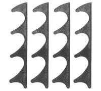 YARNOW 4 Soportes Ajustables para tumbonas: Ajustador de Respaldo multiposición de 4 Posiciones para Muebles de Exterior o tumbonas (Gris)