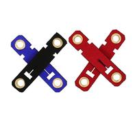 YARNOW 4juegos Anillos De Pies para Pájaros con Diseño Abierto Protección Segura para Aves Complementos Duraderos para Periquitos y Fácil Colocación y Retiro