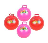 YARNOW 4piezas Bolas Inflables De Salto para Niño Niña Juguetes Divertidos Educativos Patrón De Cuento para Actividades Jardín y Exterior