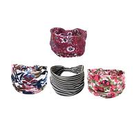 YARNOW 4piezas Cintas Pelo Deportivas Diademas De Yoga y Decoración Cabello Elásticas y Cómodas Para Mujer