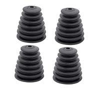 YARNOW 4Piezas Cubierta Colectora de Polvo para Taladro Eléctrico Funda de Silicona con Anillos de Goma Accesorios para Martillo y Taladro Percusor Protección Antipolvo Eficaz