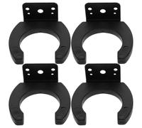 YARNOW 4piezas Percha para Micrófono de Pared Soportes Colgantes Metálicos Clips para Micrófono de Ktv Uso Casa y Oficina