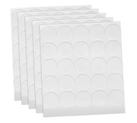 YARNOW 5 Hojas Adhesivo de doble cara puntos espuma multi cinta de montaje pegamento muro sonido etiquetas adhesivas tiras adhesivas acústicas paneles de doble cara Acrílico Transparente